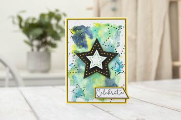 Crafters Companion - Stanzschablone "Nesting Stars" Dies