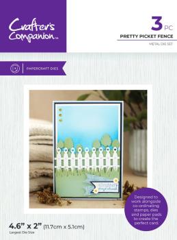 Crafters Companion - Stanzschablone "Pretty Pickett Fence" Dies