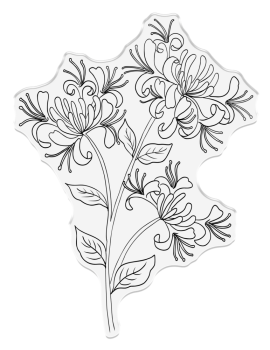 Crafters Companion - Stempel "Honeysuckle Flower" Clear Stamps
