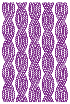Crafters Companion - Prägefolder "Twisted Knot" 2D Embossingfolder