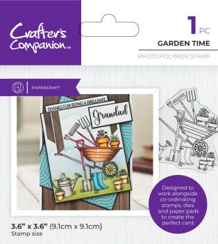 Crafters Companion - Stempel "Garden Time" Clear Stamps