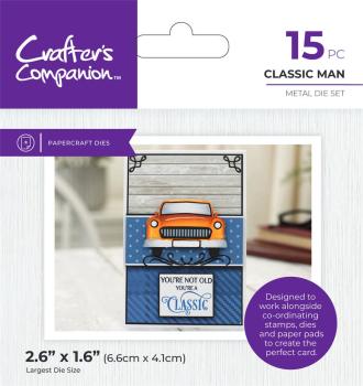 Crafters Companion - Stanzschablone "Classic Man" Dies