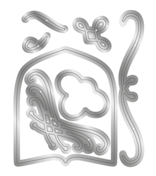 Crafters Companion - Stanzschablone "Embellishments Figures" Dies