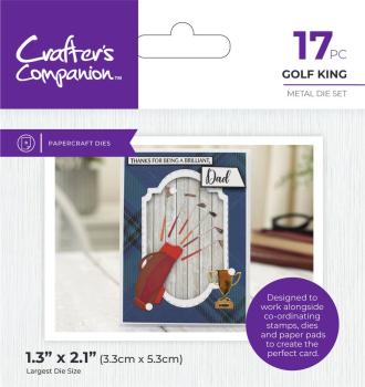 Crafters Companion - Stanzschablone "Golf King" Dies
