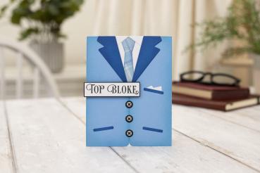 Crafters Companion - Stanzschablone "Suit and Tie" Dies