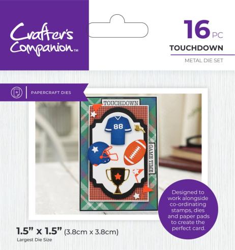 Crafters Companion - Stanzschablone "Touch Down" Dies