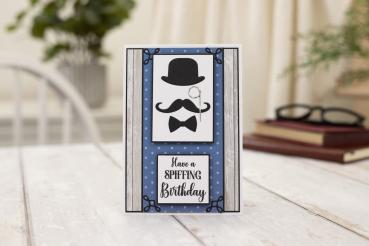 Crafters Companion - Stanzschablone "Mustache Man" Dies