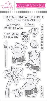 My Favorite Things - Stempelset "Hula Hippos" Clear Stamps