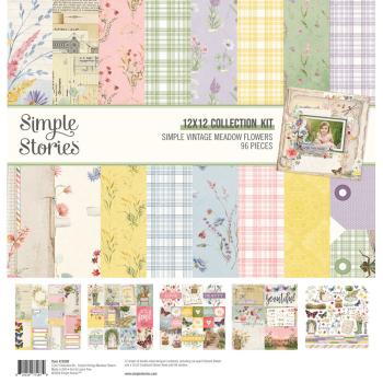 Simple Stories - Collections Kit "Simple Vintage Meadow Flowers" 12 Bogen Designpapier