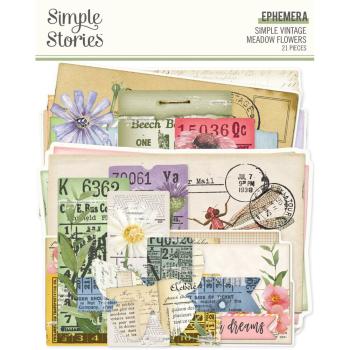 Simple Stories - Stanzteile "Simple Vintage Meadow Flowers" Die Cuts