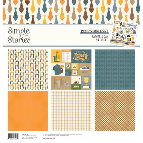 Simple Stories - Collections Kit "Father's Day" 12 Bogen Designpapier