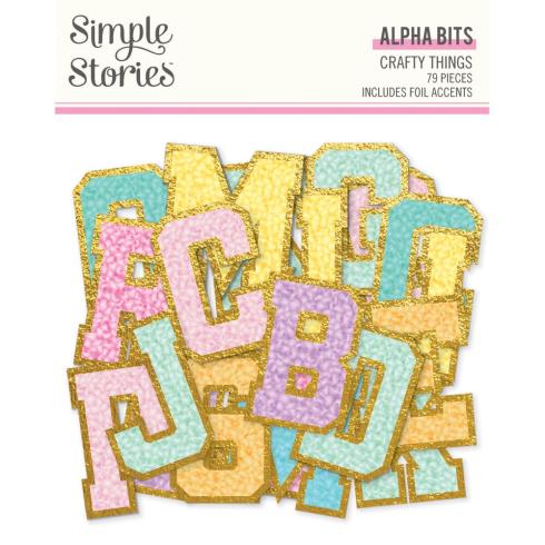 Simple Stories - Stanzteile "Crafty Things" Alpha Bits & Pieces 