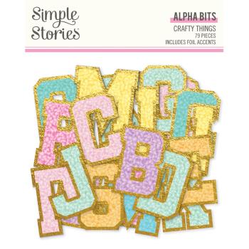 Simple Stories - Stanzteile "Crafty Things" Alpha Bits & Pieces 