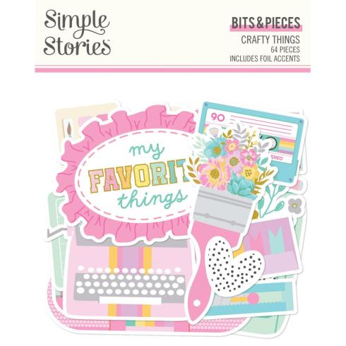 Simple Stories - Stanzteile "Crafty Things" Bits & Pieces 