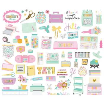 Simple Stories - Stanzteile "Crafty Things" Bits & Pieces 