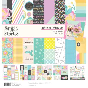 Simple Stories - Collections Kit "Crafty Things" 12 Bogen Designpapier