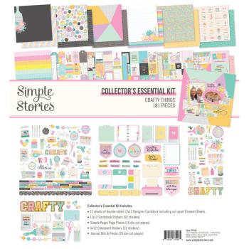 Simple Stories - Collectors Essential Kit "Crafty Things" 12 Bogen Designpapier