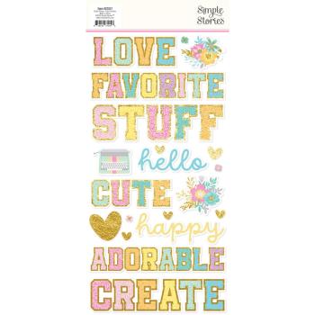 Simple Stories - Aufkleber "Crafty Things" Foam Sticker