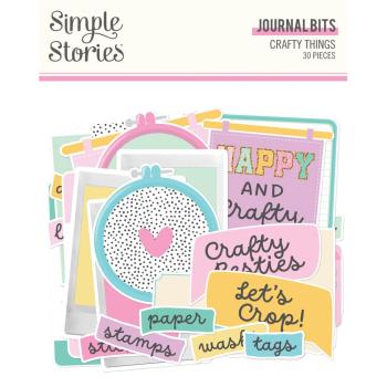 Simple Stories - Stanzteile "Crafty Things" Journal Bits & Pieces 