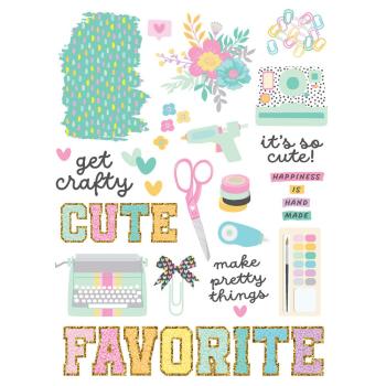 Simple Stories - Transfer Sticker "Crafty Things" Rub Ons