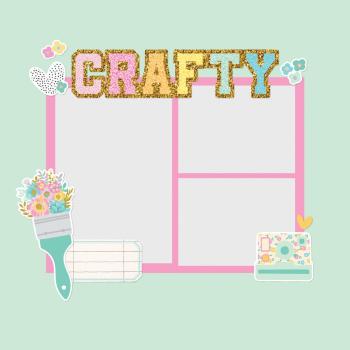 Simple Stories - Stanzteile "Crafty Things" Pages Pieces