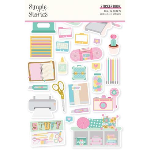 Simple Stories - Aufkleber "Crafty Things" Sticker Book