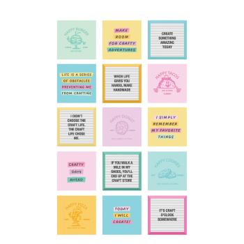 Simple Stories - Aufkleber "Crafty Things" Sticker Book