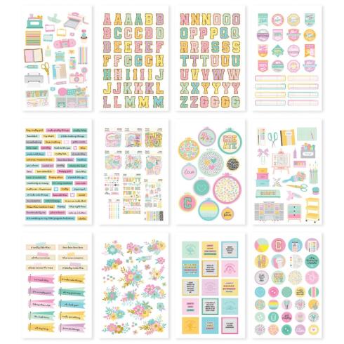 Simple Stories - Aufkleber "Crafty Things" Sticker Book