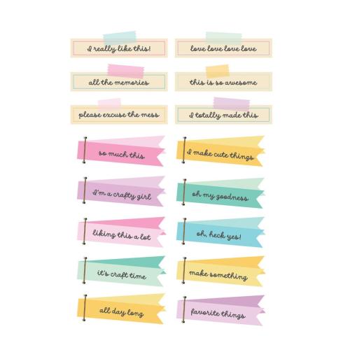Simple Stories - Aufkleber "Crafty Things" Sticker Book