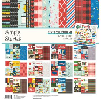 Simple Stories - Collections Kit "Say Cheese Epic" 12 Bogen Designpapier