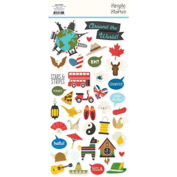 Simple Stories - Aufkleber "Say Cheese Epic" Foam Sticker