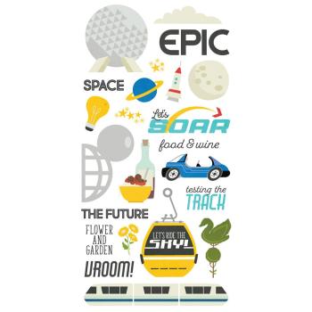 Simple Stories - Aufkleber "Say Cheese Epic" Foam Sticker