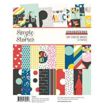 Simple Stories - Designpapier "Say Cheese Magic" Paper Pack 6x8 Inch - 24 Bogen