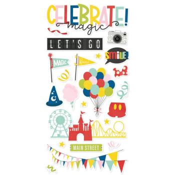 Simple Stories - Aufkleber "Say Cheese Magic" Chipboard Sticker 