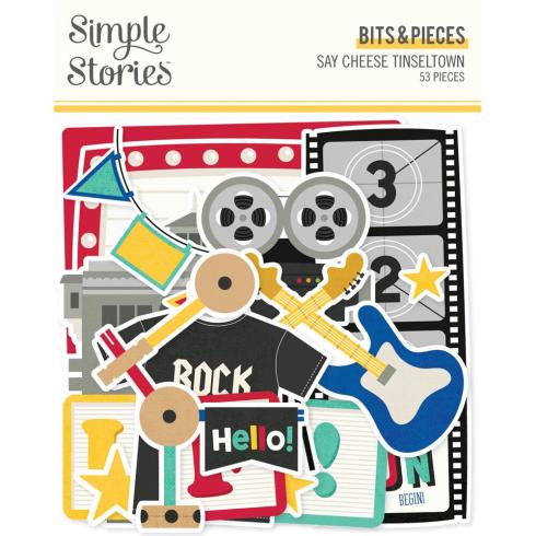 Simple Stories - Stanzteile "Say Cheese Tinseltown" Bits & Pieces 