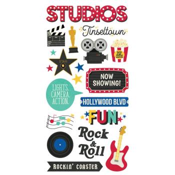Simple Stories - Aufkleber "Say Cheese Tinseltown" Foam Sticker