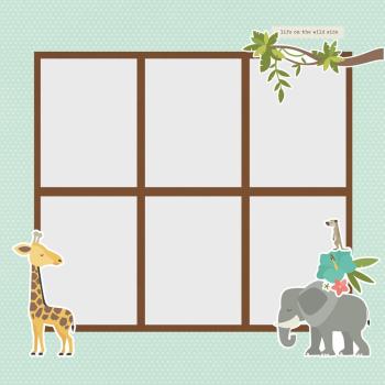 Simple Stories - Stanzteile "Say Cheese Wild" Pages Pieces