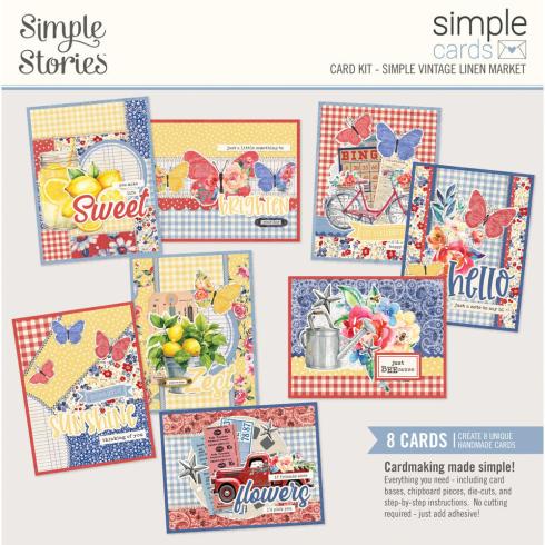 Simple Stories - Cards Kit "Simple Vintage Linen Market"