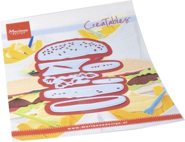 Marianne Design - Präge- und Stanzschablone "Burgers" Creatables Dies