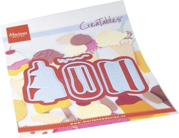 Marianne Design - Präge- und Stanzschablone "Popsicles" Creatables Dies