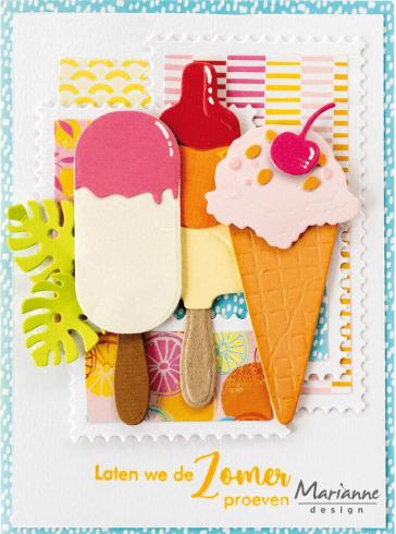 Marianne Design - Präge- und Stanzschablone "Popsicles" Creatables Dies