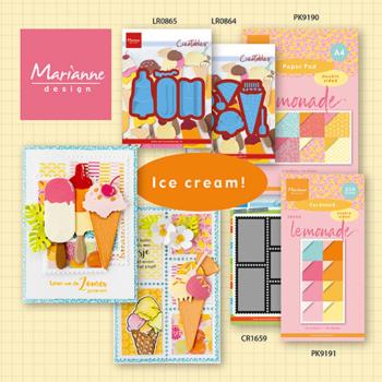 Marianne Design - Präge- und Stanzschablone "Popsicles" Creatables Dies
