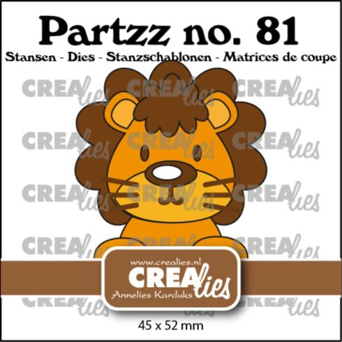 Crealies - Stanzschablone "No. 81 Lion" Partzz Dies