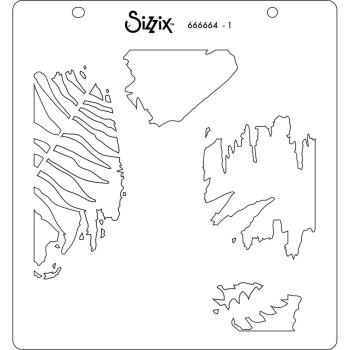 Sizzix - Schablone "Fern" Layered Stencil