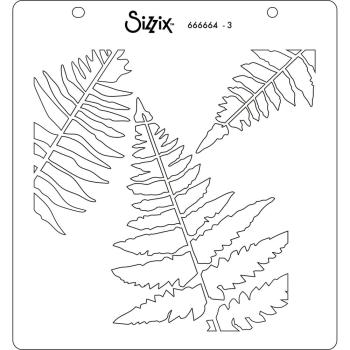 Sizzix - Schablone "Fern" Layered Stencil
