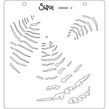 Sizzix - Schablone "Fern" Layered Stencil