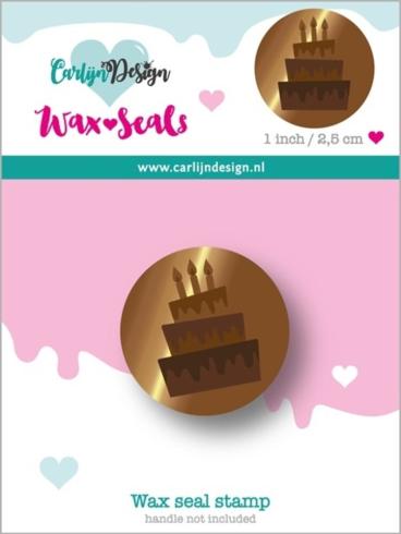 Carlijn Design - Wachssiegel Stempel "Cake" Wax Seal Stamp 49