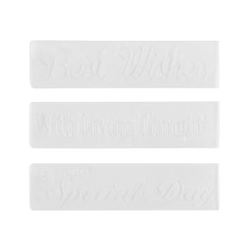 Vaessen Creative - Prägefolder "inspirierende Worte" Embossingfolder