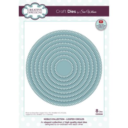 Creative Expressions - Stanzschablone "Looped Circles" Craft Dies Design by Sue Wilson