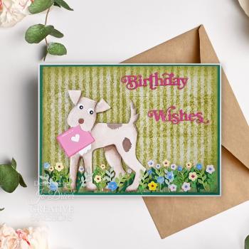 Creative Expressions - Stanzschablone "Birthday Wishes" Shadowed Sentiments Dies Mini Design by Sue Wilson